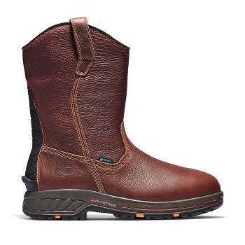 Timberland PRO Helix HD Soft Toe Pull-On - Bordove Nepremokave Topanky Panske, TB0218Z